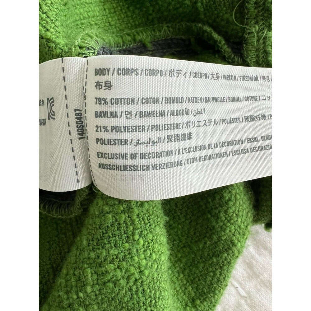 Abercrombie Bright Green Textured Button Down XS - Picture 8 of 8